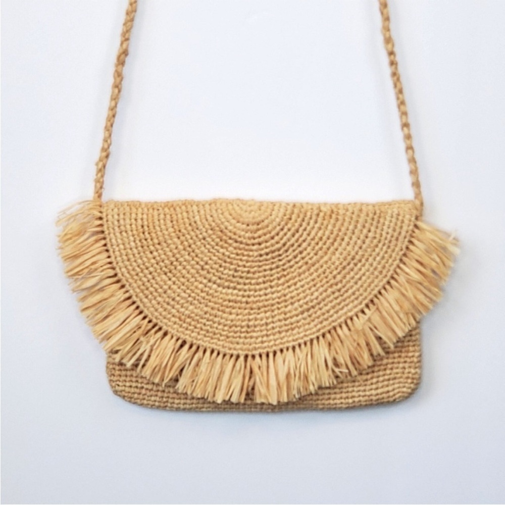 Mar Y Sol Straw Tania Rafia Crossbody Bag beachy boho vacation summer